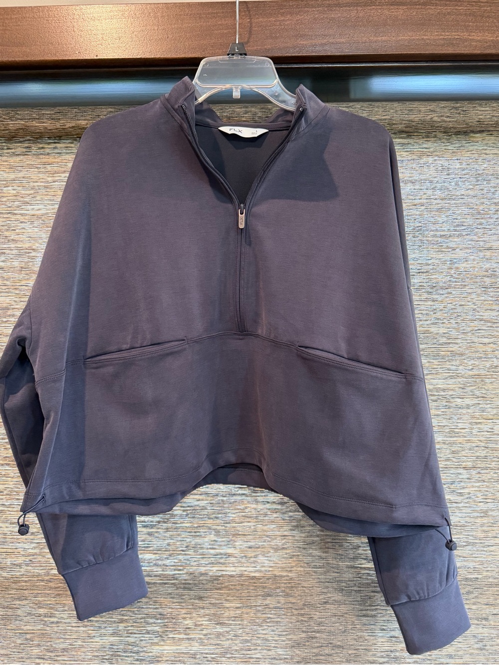 A.L.C. Men’s Navy Half-Zip Sweatshirt